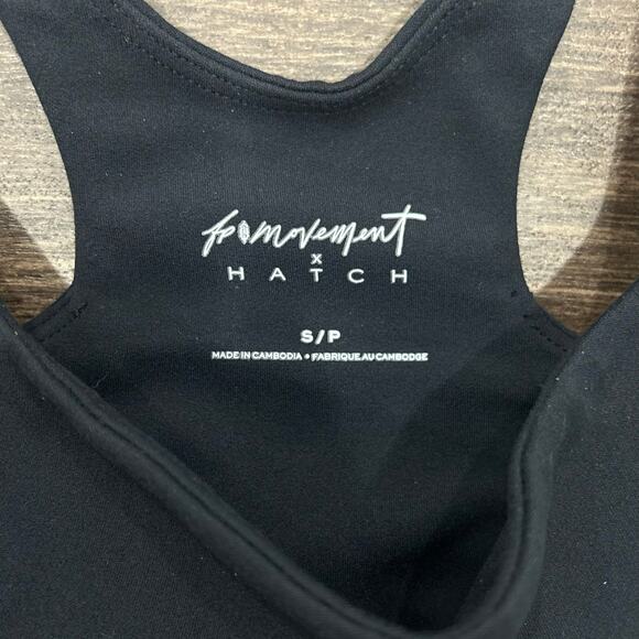 NWT FP Movement x Hatch Never Better Square Neck Maternity Bra Black Size S - Picture 7 of 9
